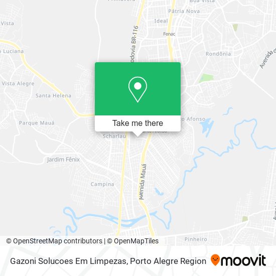 Gazoni Solucoes Em Limpezas map