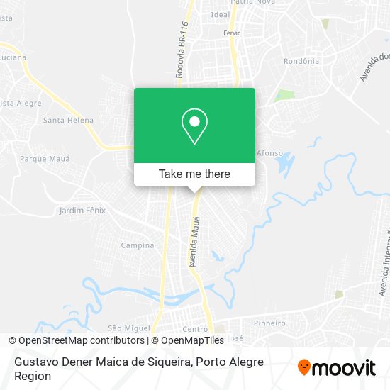 Gustavo Dener Maica de Siqueira map