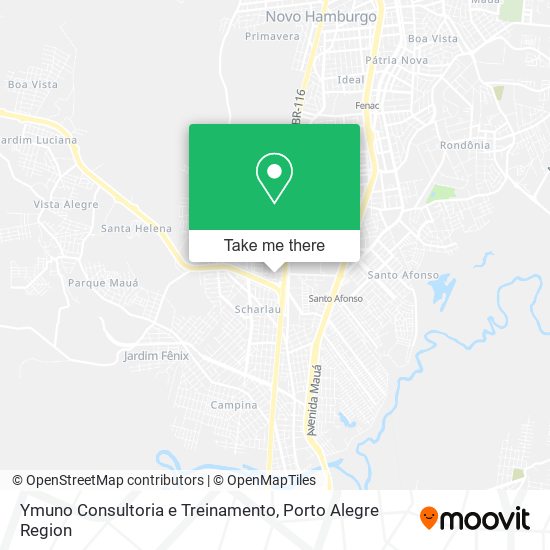 Ymuno Consultoria e Treinamento map