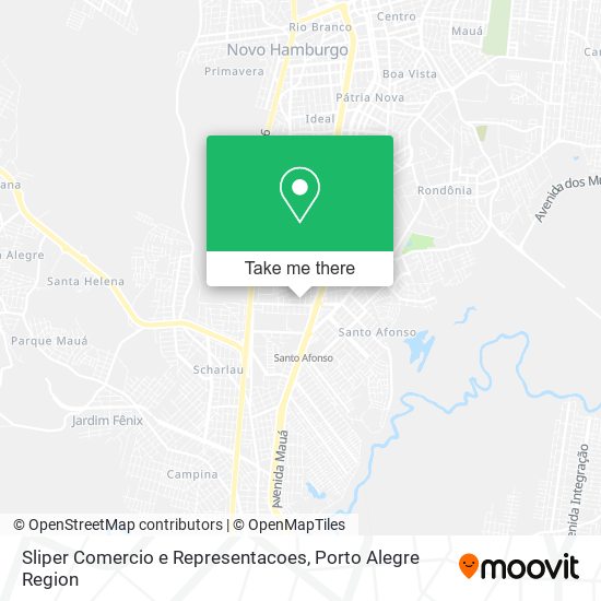 Mapa Sliper Comercio e Representacoes