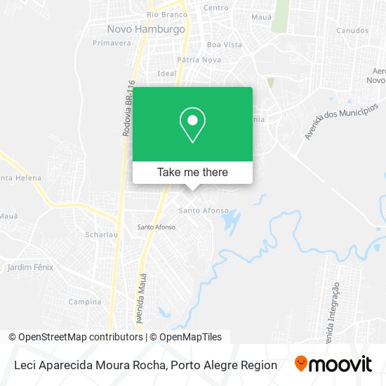 Leci Aparecida Moura Rocha map