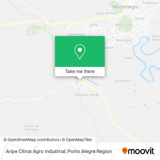 Mapa Aripe Citrus Agro Industrial