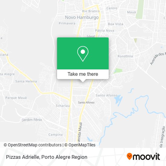 Pizzas Adrielle map