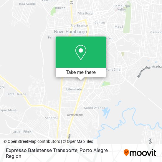 Expresso Batistense Transporte map