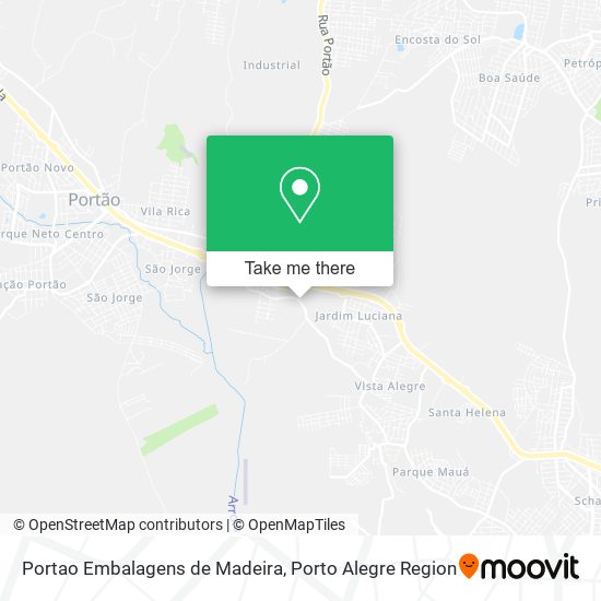 Portao Embalagens de Madeira map
