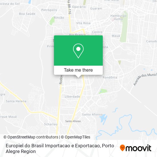 Europiel do Brasil Importacao e Exportacao map