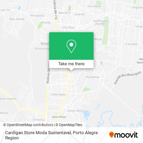 Cardigan Store Moda Sustentavel map