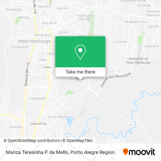 Mapa Mariza Teresinha P. de Mello