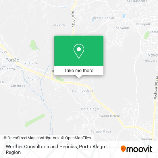 Mapa Werther Consultoria and Pericias