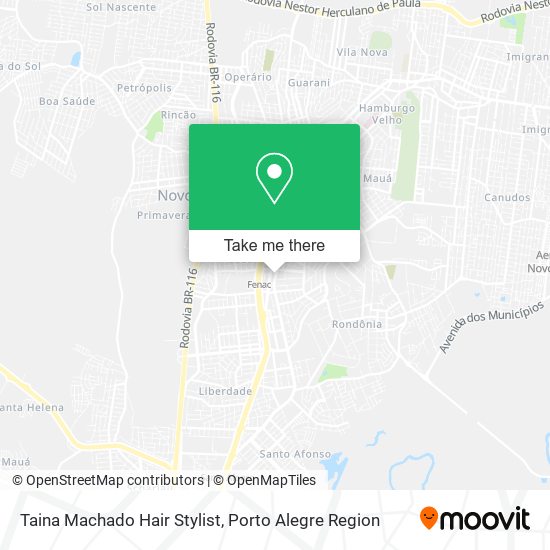 Taina Machado Hair Stylist map