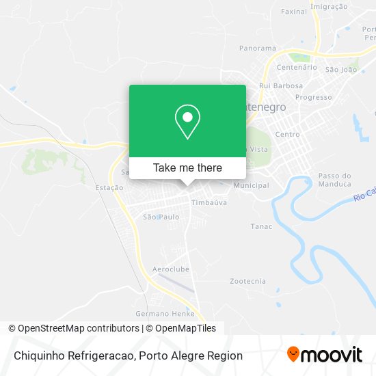 Chiquinho Refrigeracao map