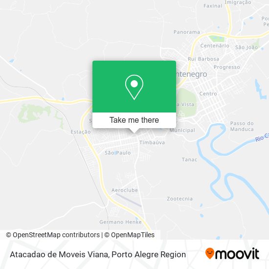 Mapa Atacadao de Moveis Viana