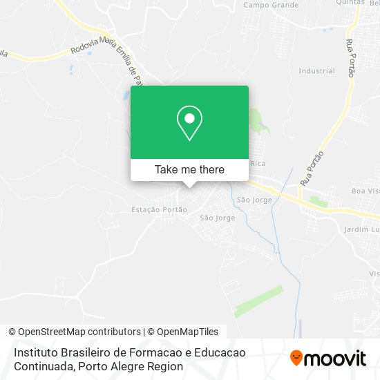 Instituto Brasileiro de Formacao e Educacao Continuada map