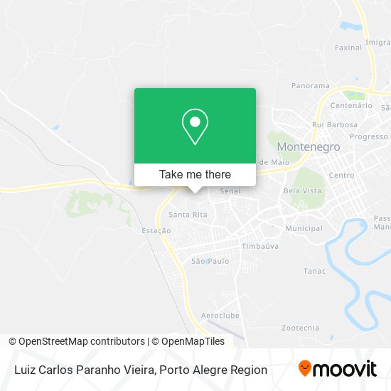 Luiz Carlos Paranho Vieira map