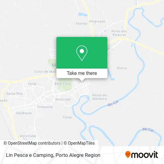 Lin Pesca e Camping map