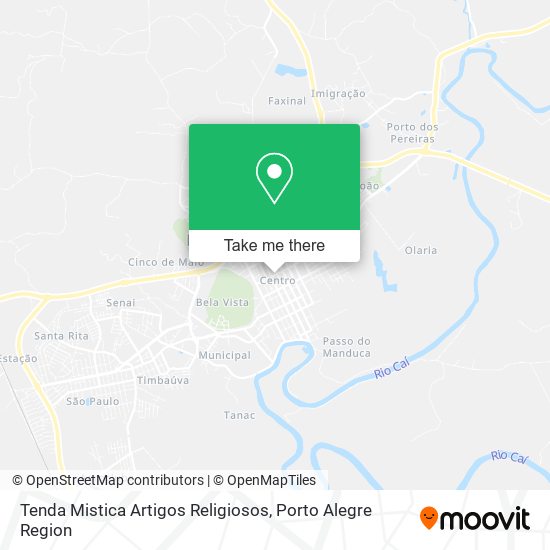 Mapa Tenda Mistica Artigos Religiosos