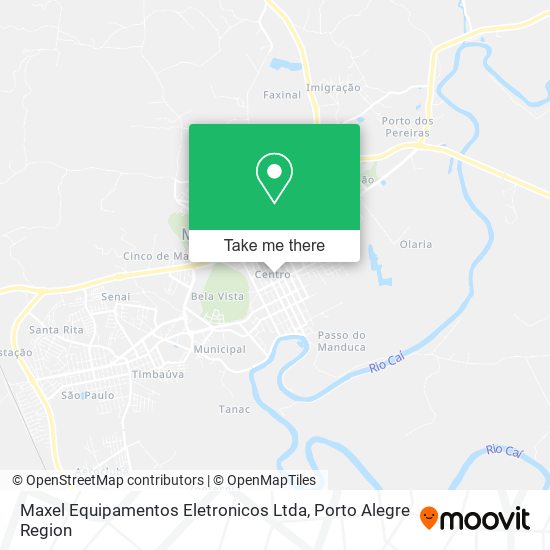 Mapa Maxel Equipamentos Eletronicos Ltda