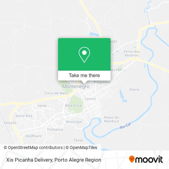 Xis Picanha Delivery map