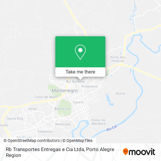 Rb Transportes Entregas e Cia Ltda map