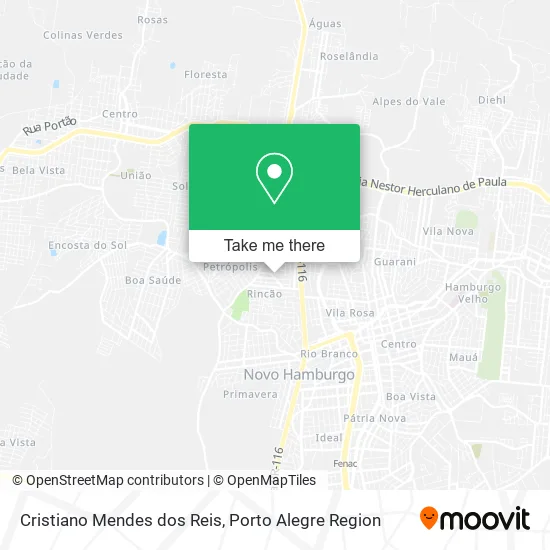 Cristiano Mendes dos Reis map