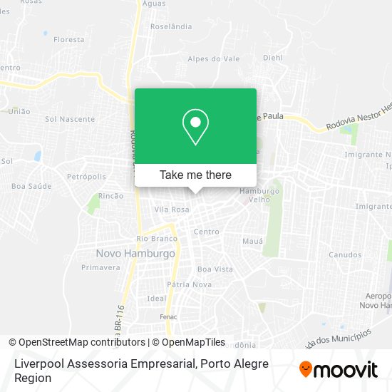 Mapa Liverpool Assessoria Empresarial