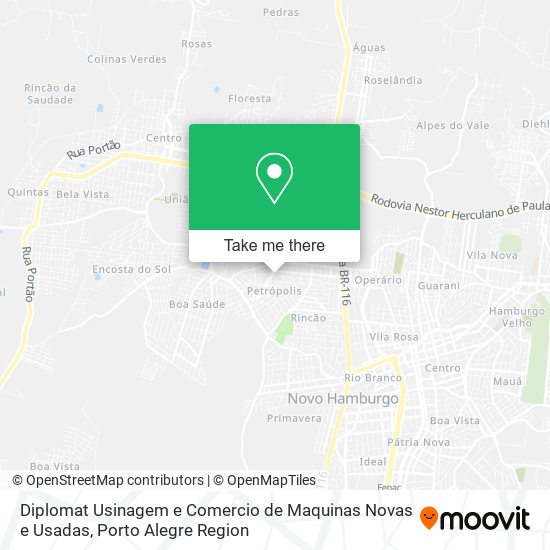 Diplomat Usinagem e Comercio de Maquinas Novas e Usadas map