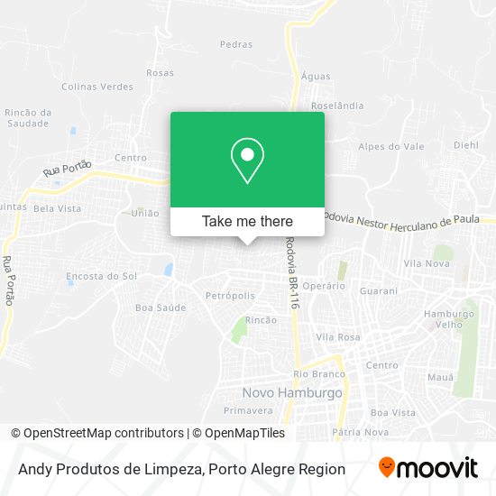 Andy Produtos de Limpeza map