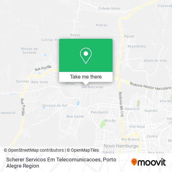 Mapa Scherer Servicos Em Telecomunicacoes