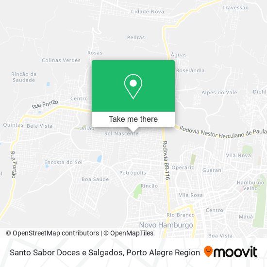 Santo Sabor Doces e Salgados map