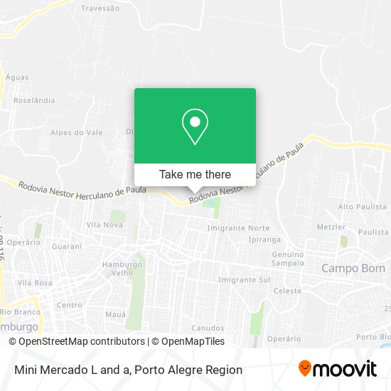 Mini Mercado L and a map