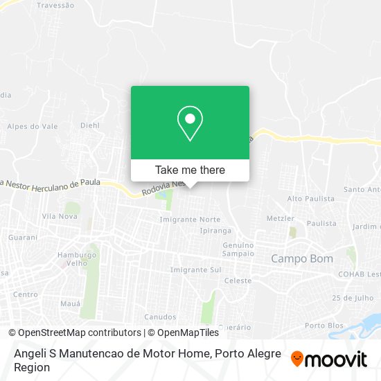 Angeli S Manutencao de Motor Home map