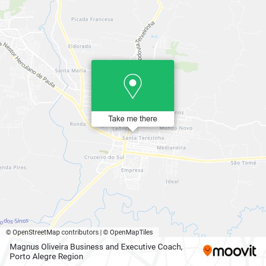 Mapa Magnus Oliveira Business and Executive Coach