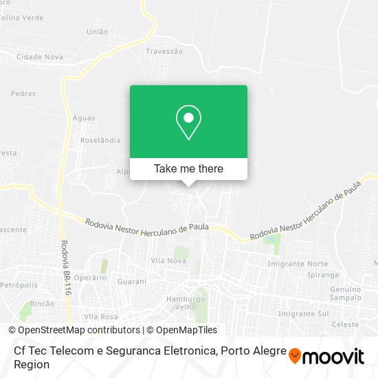 Mapa Cf Tec Telecom e Seguranca Eletronica