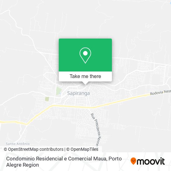 Mapa Condominio Residencial e Comercial Maua