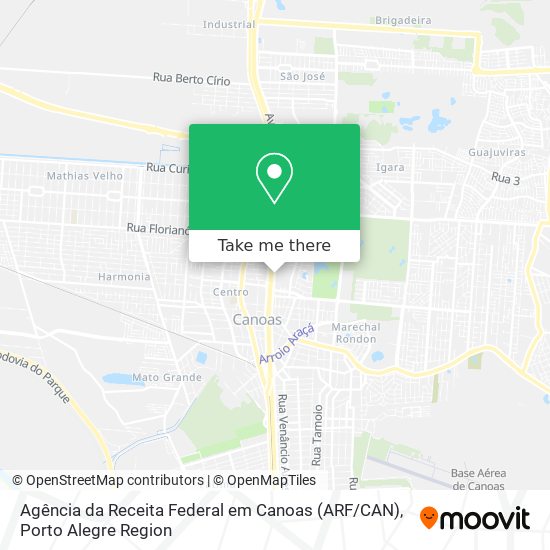 Agência da Receita Federal em Canoas (ARF / CAN) map