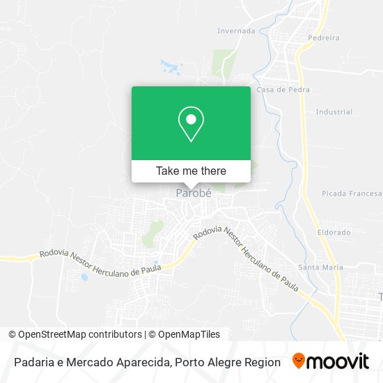 Padaria e Mercado Aparecida map