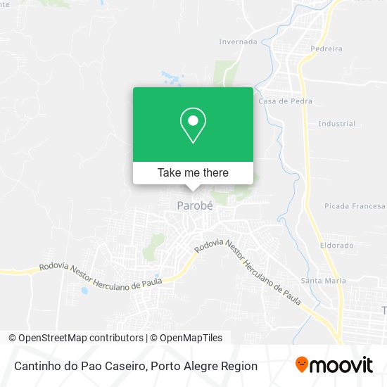 Cantinho do Pao Caseiro map