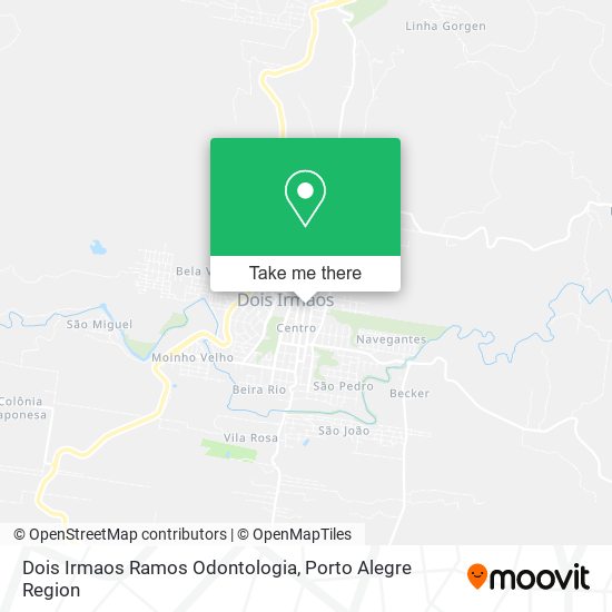 Mapa Dois Irmaos Ramos Odontologia