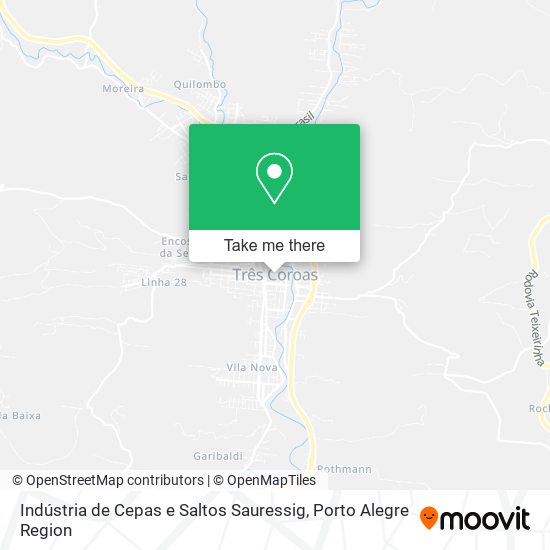 Indústria de Cepas e Saltos Sauressig map