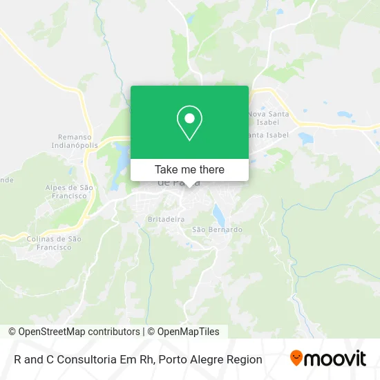 R and C Consultoria Em Rh map