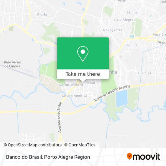 Banco do Brasil map