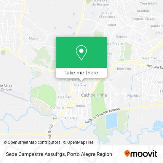 Sede Campestre Assufrgs map