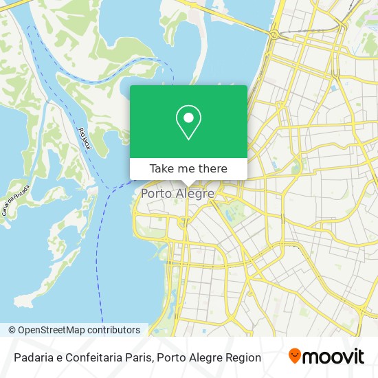 Mapa Padaria e Confeitaria Paris