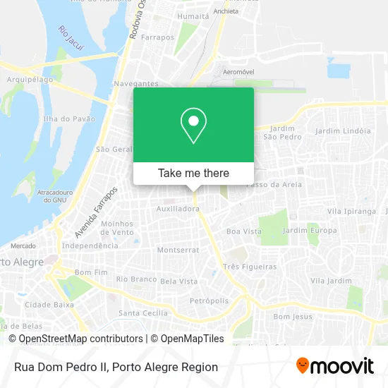 Rua Dom Pedro II map