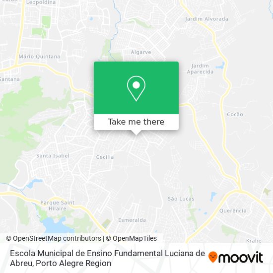 Escola Municipal de Ensino Fundamental Luciana de Abreu map