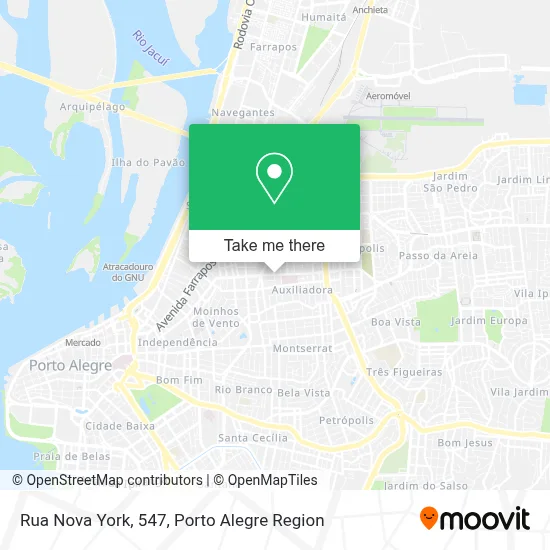 Rua Nova York, 547 map