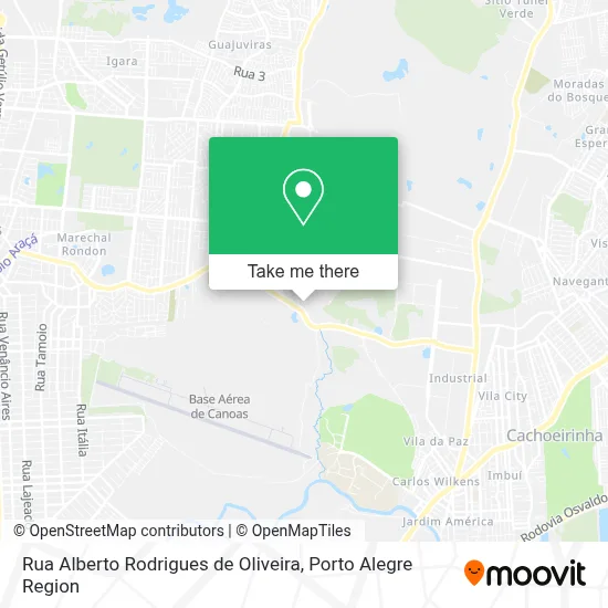 Rua Alberto Rodrigues de Oliveira map