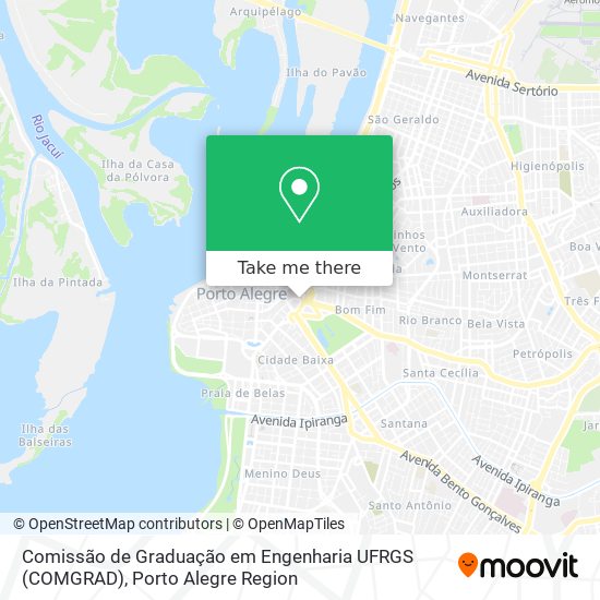 Comissão de Graduação em Engenharia UFRGS (COMGRAD) map