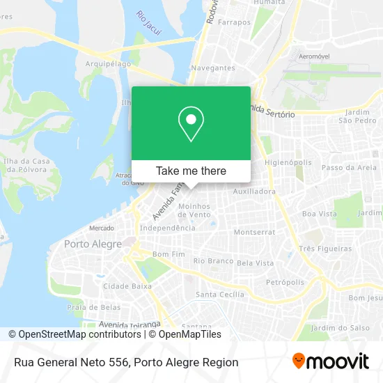 Mapa Rua General Neto 556