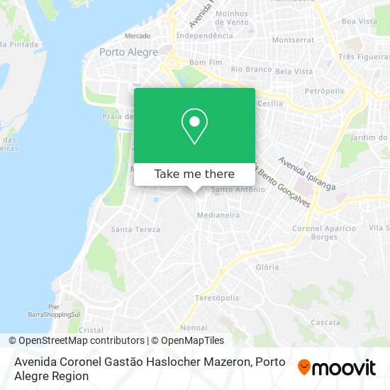 Avenida Coronel Gastão Haslocher Mazeron map